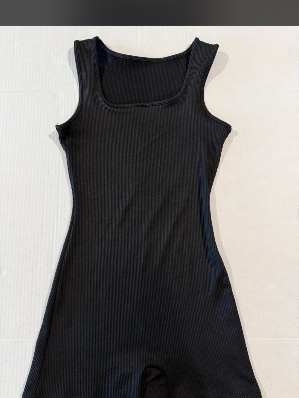 Wild Fable Black Ribbed Romper